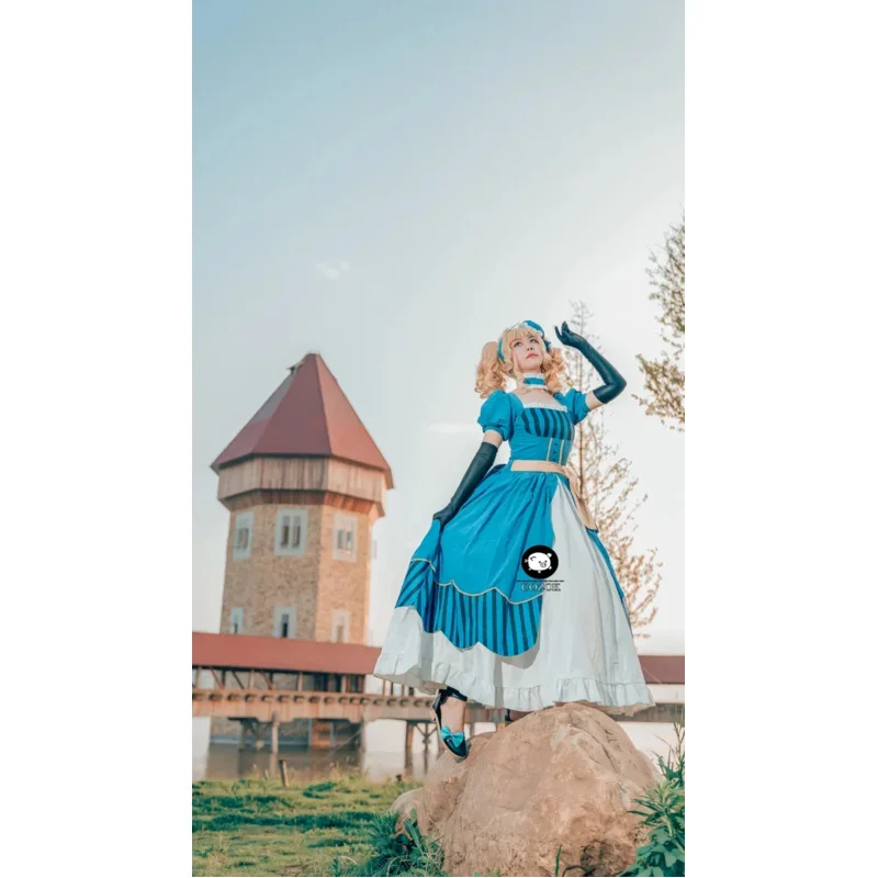 ชุดคอสเพลย์เอลิซาเบธ มิดฟอร์ด ลิซซี่ จากอนิเมะ "นักบุญดำรับพระมิ่งหุ้มพระองค์" รุ่น SS13 ขนาดสั่งตัดได้ ชุดเดรสหรูหราสำหรับงานปาร์ตี้ ชุดเจ้าหญิงครบชุด