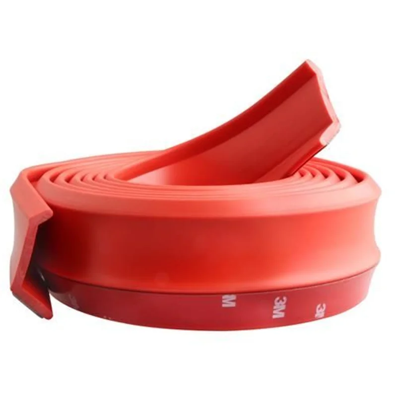 Auto Frontschürze Lip Gummi Universal Stoßstange Schutz Stoßstange Lip Streifen Auto Seite Rock Spoiler Lip Splitter Körper Rock Schutz – Detail 8