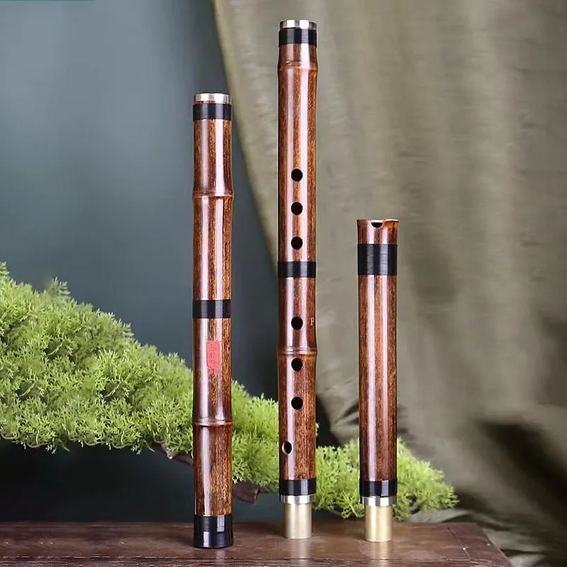 

Традиционная флейта с 8 отверстиями, ключ G/F, 3 секции, профессиональная китайская вертикальная бамбуковая флейта Сяо, портативный инструмент Сяо для начинающих