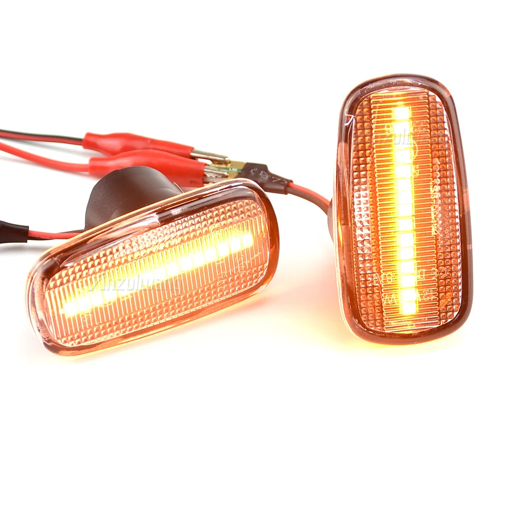 2 feux de position latéraux dynamiques à LED, lampe de signalisation Tuan pour Toyota Altezza Wish Land Cruiser 200 Prado 120 WiLL Cypha VS Prius 2 RAV4