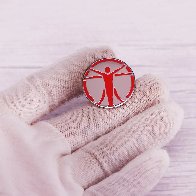 Scientific cabal The lnstitute Mans game enamel pin gamer brooch badge Backpack Collar Pins Hat Jewelry accessories