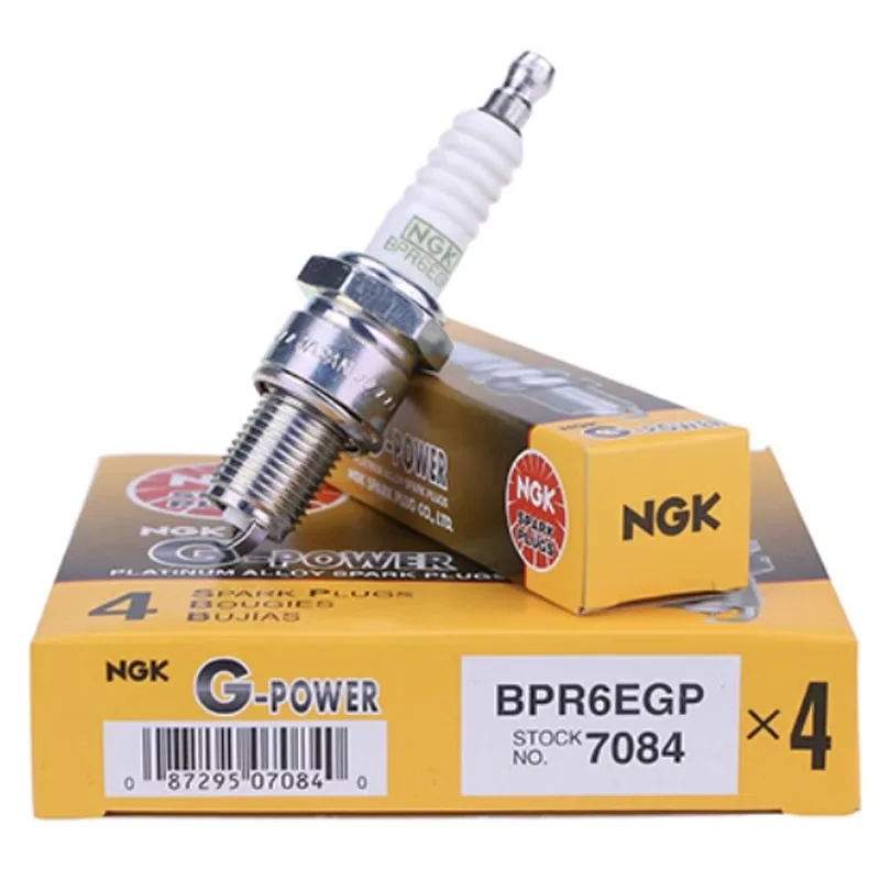 4Pcs 7084 BPR6EGP NGK Platinum Spark Plug for CHANGAN STAR WULING GREAT WALL DEER SAILING PEGASUS HAFEY LOBO MINYI