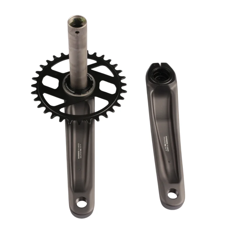SHIMANO NEUE DEORE M6200 Kurbelgarnitur 1x12-fach 165mm 170mm 175mm 30T 32T Kettenblatt Fahrradteile Originalkurbel für MTB-Fahrrad – Detail 6