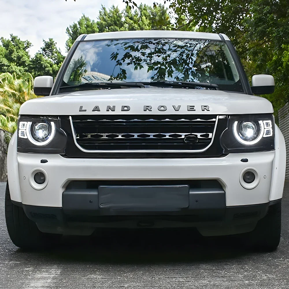

Модернизированные автомобильные передние фонари для Land Rover Discovery 4 2010-2016, светодиодные автомобильные фары в сборе, аксессуары для бифокальных линз проектора