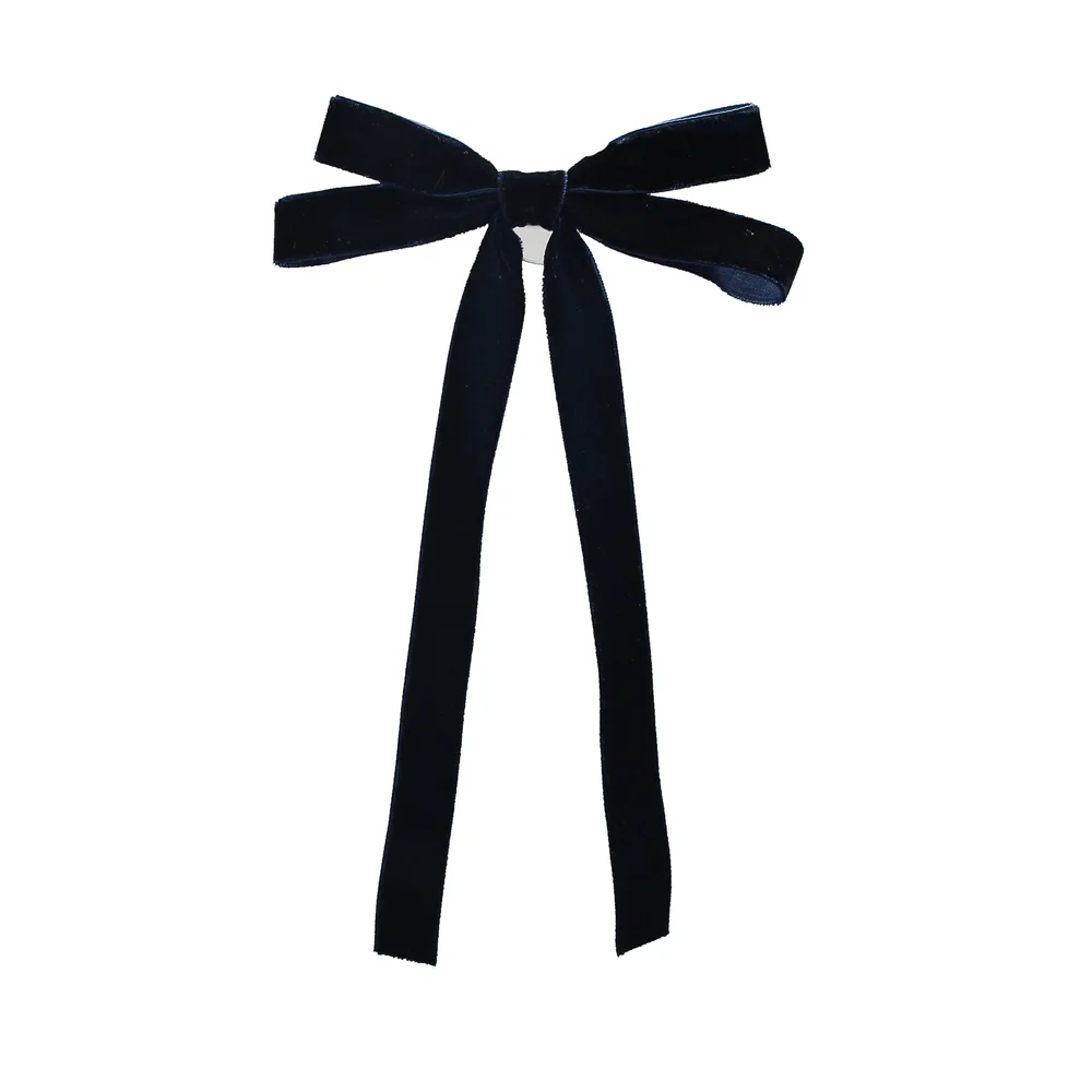 A10 New winter velvett  bow elegant headband fashion children hairband hair accessories baby clip OEM