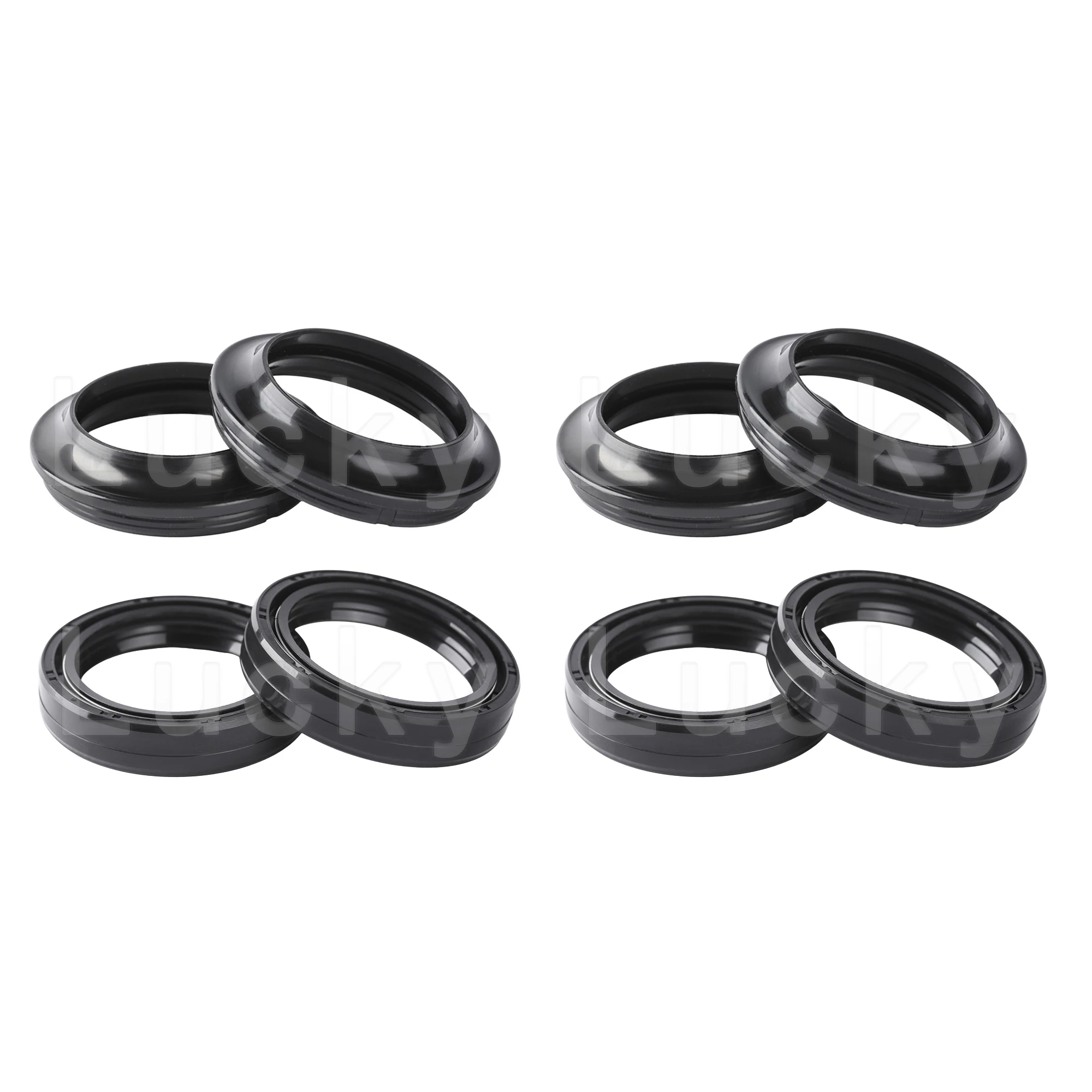 46x58x11 Front Fork Oil Seal & Dust Cover For Kawasaki KX125 KX250 KX500 ZX-6R ZZ-R600 ZX-900 C1-C2 E1-E2 F1-F2 ZX-9R 1989-2008