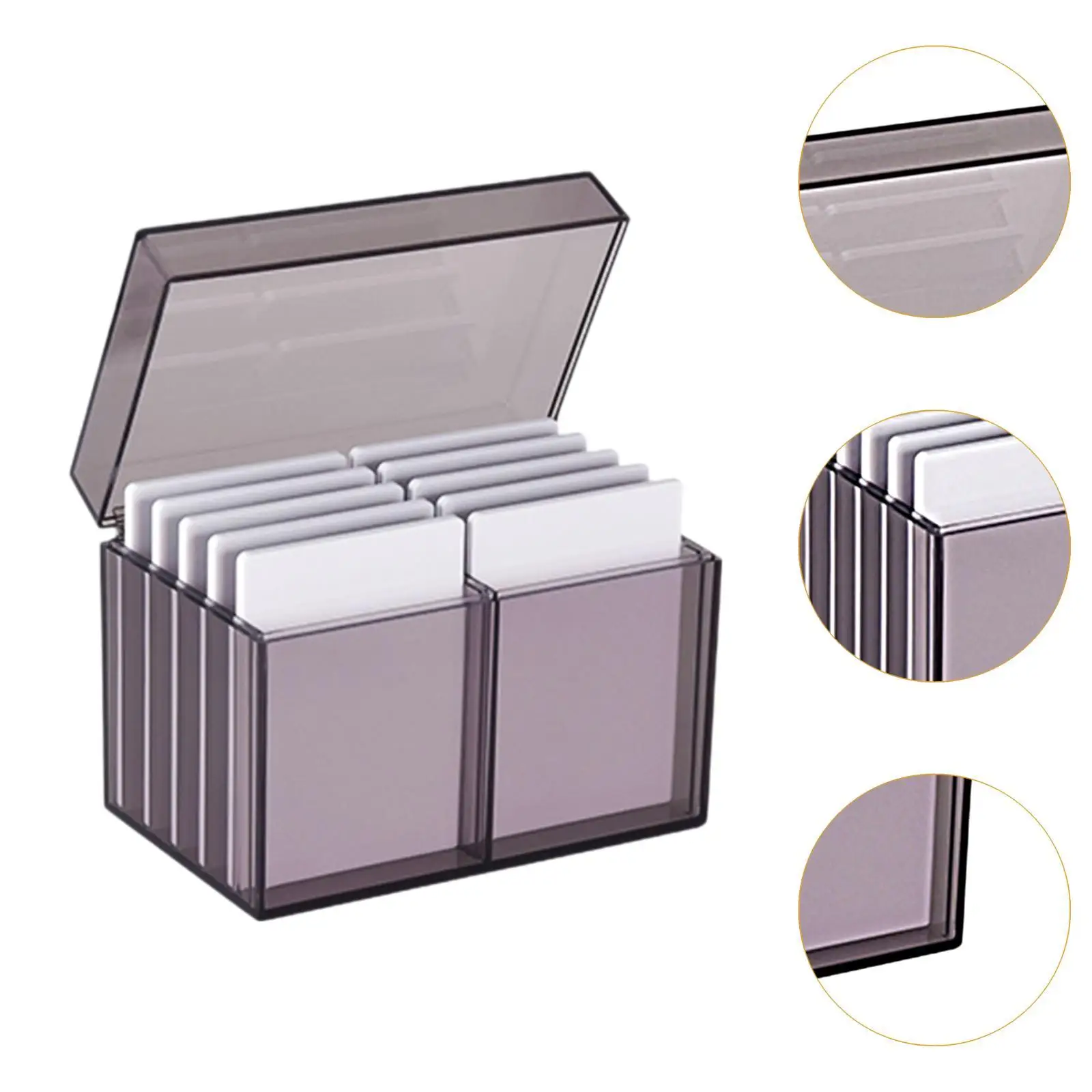 Pudełko na rzęsy z 10 przegródkami, pyłoszczelne, kompaktowe, do użytku osobistego, wytrzymały organizer na rzęsy, narzędzie do przedłużania rzęs.