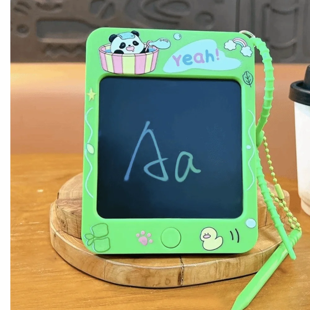 Reusable Keychain Writing Board One-Click Clearing One-Button Clear Mini Doodle Board Mini Design Creative Drawing Board
