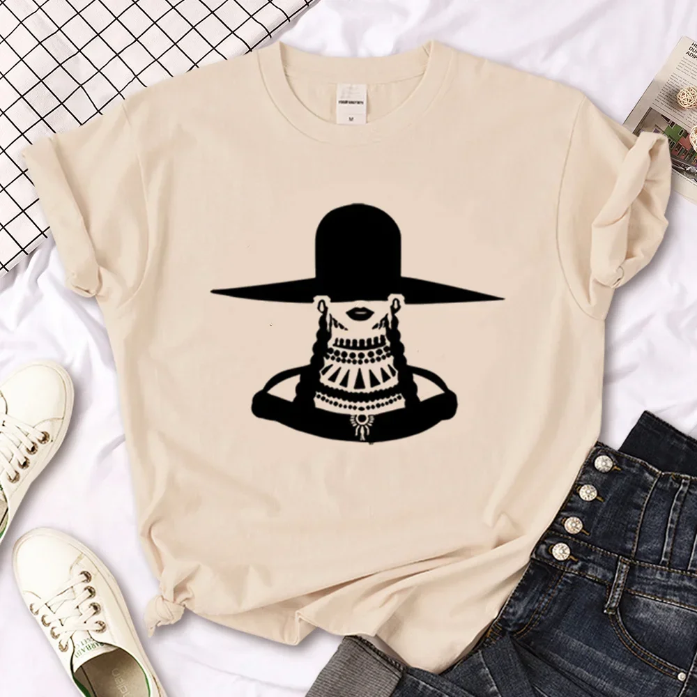 Beyonce Tee women Y2K top female manga clothes