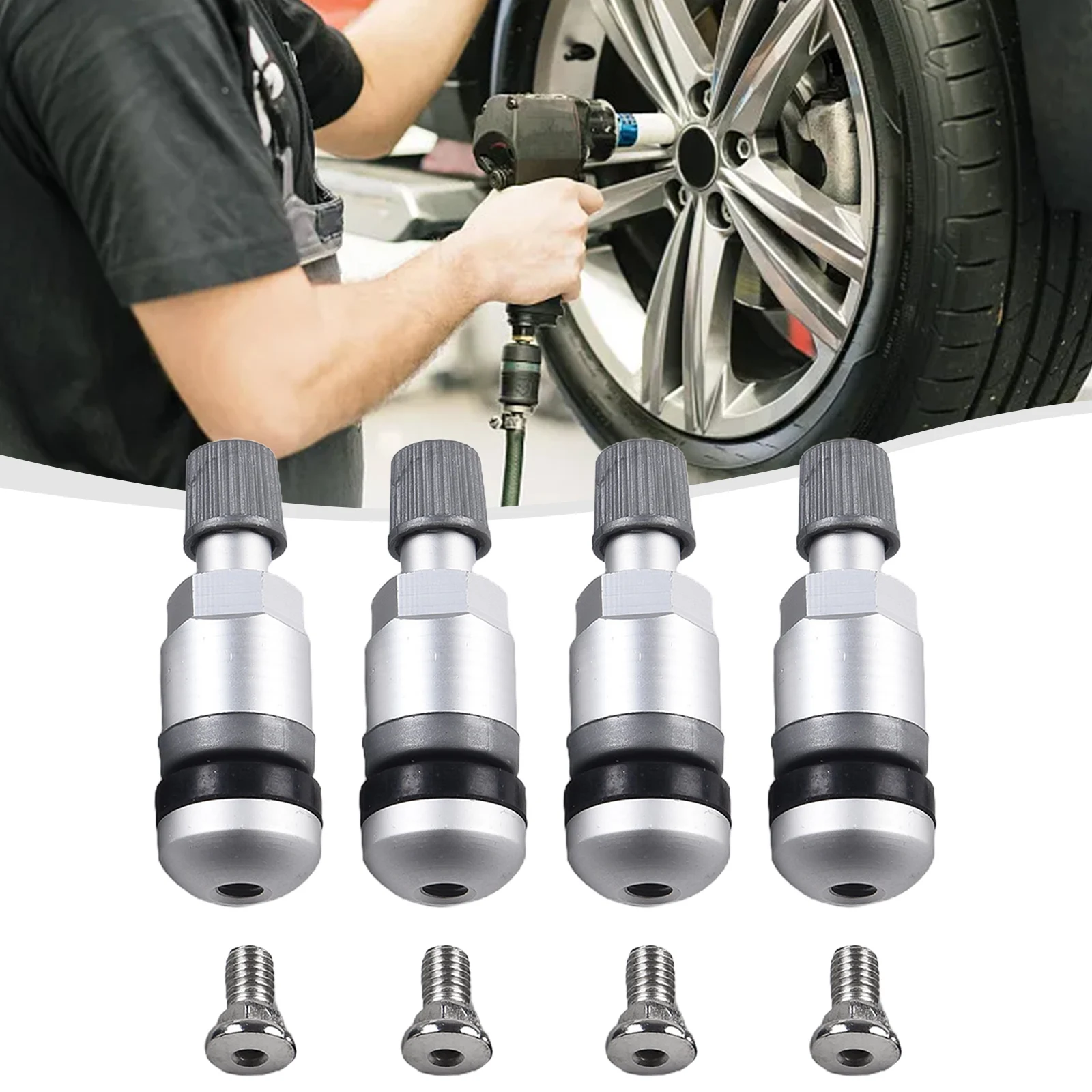 

4 Pcs Kit Fit For BMW 5 Series TPMS Tire Pressure Sensor Valve Stem Repair Automotive Interior Accessories Repair Kit