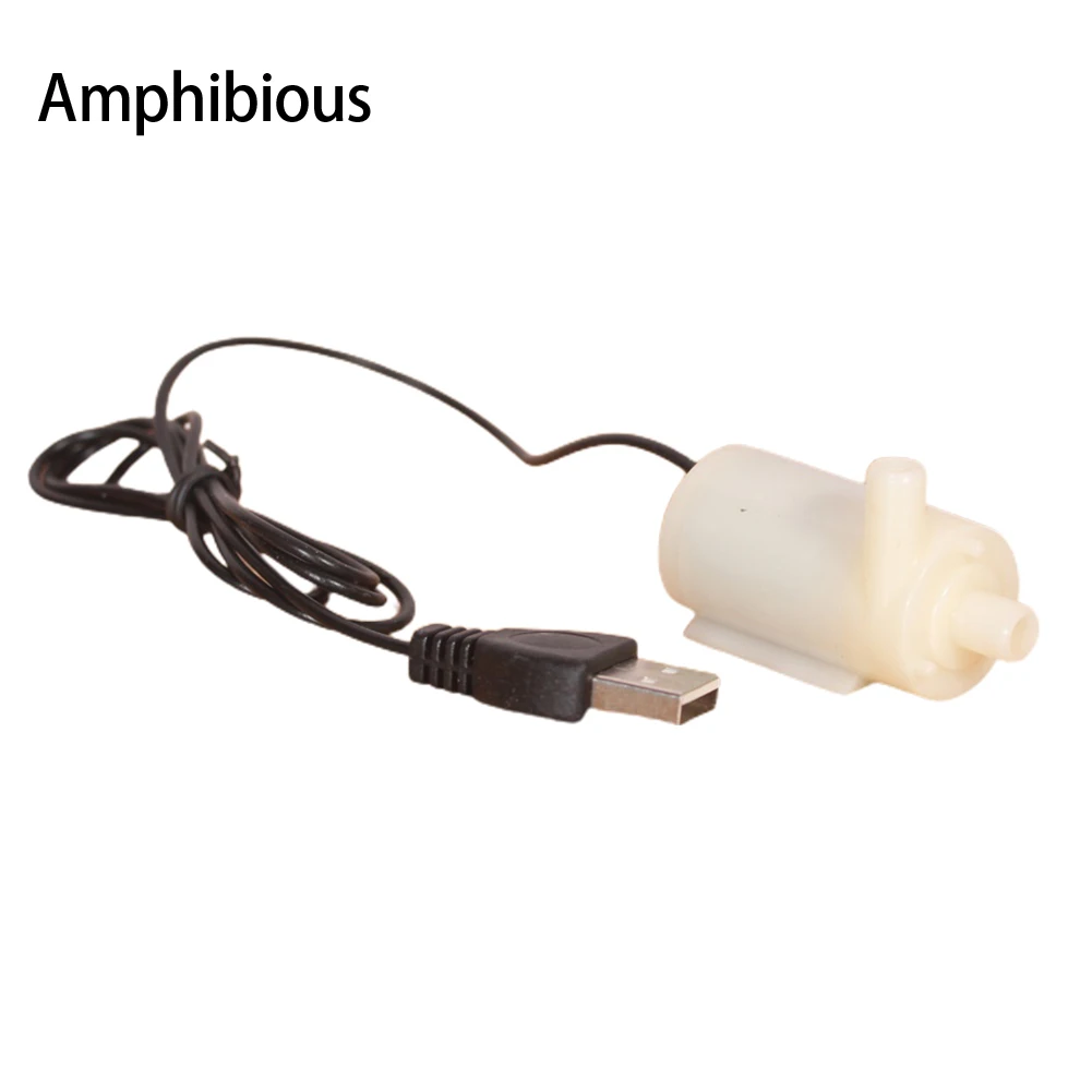 

Water Pump Mini USB Energy Efficient DC12V Brushless Motor Submersible Water Pump for Cooling System Water Pipe 1m Length