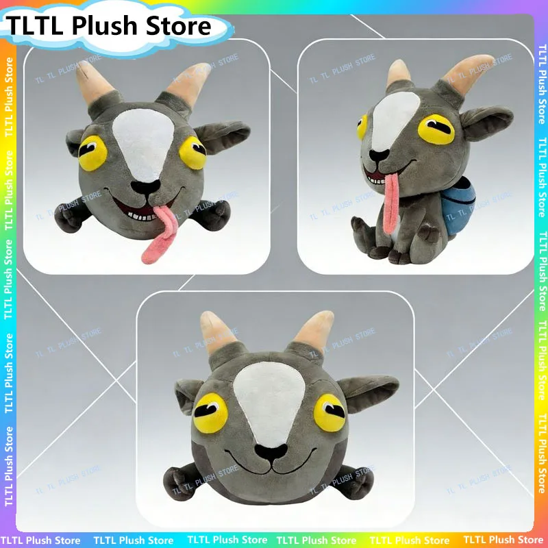 Goat Simulator Plush Toy Gray Stuffed Goat Doll Game Peripheral Soft Cute Funny Figure Home Decor Gift For Kids And Game Lovers