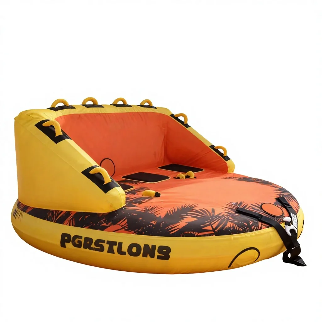 

Customizable Inflatable PVC Water Sofa Towable Tube for Water Sports & Amusement Parks 4-Person Capacity up to 200kg