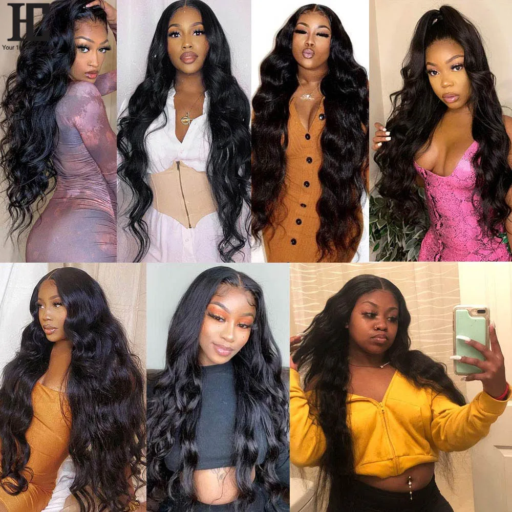 40 Inch Body Wave Bundles 12A Unprocessed Brazilian Human Hair Weave 3 4 Bundles Deal Natural Color 100% Human Hair Extensions