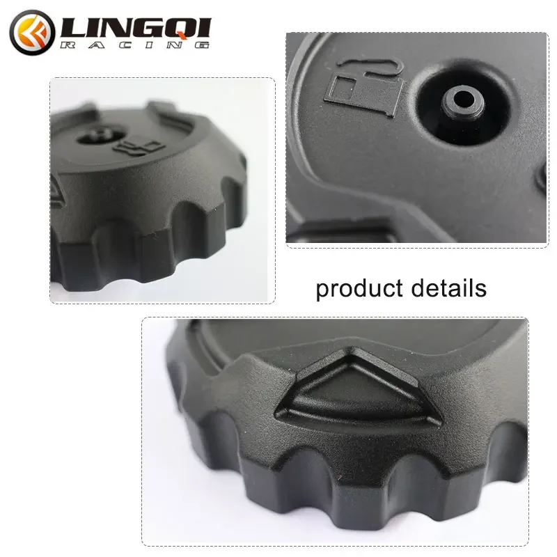 LESQUE Pit Dirt Bike Fuel Tank Cap Gas Oil Tanks Caps For 50cc 70cc 90cc 110cc Motorcycle Sooter Quad Buggy Oil Filler Parts