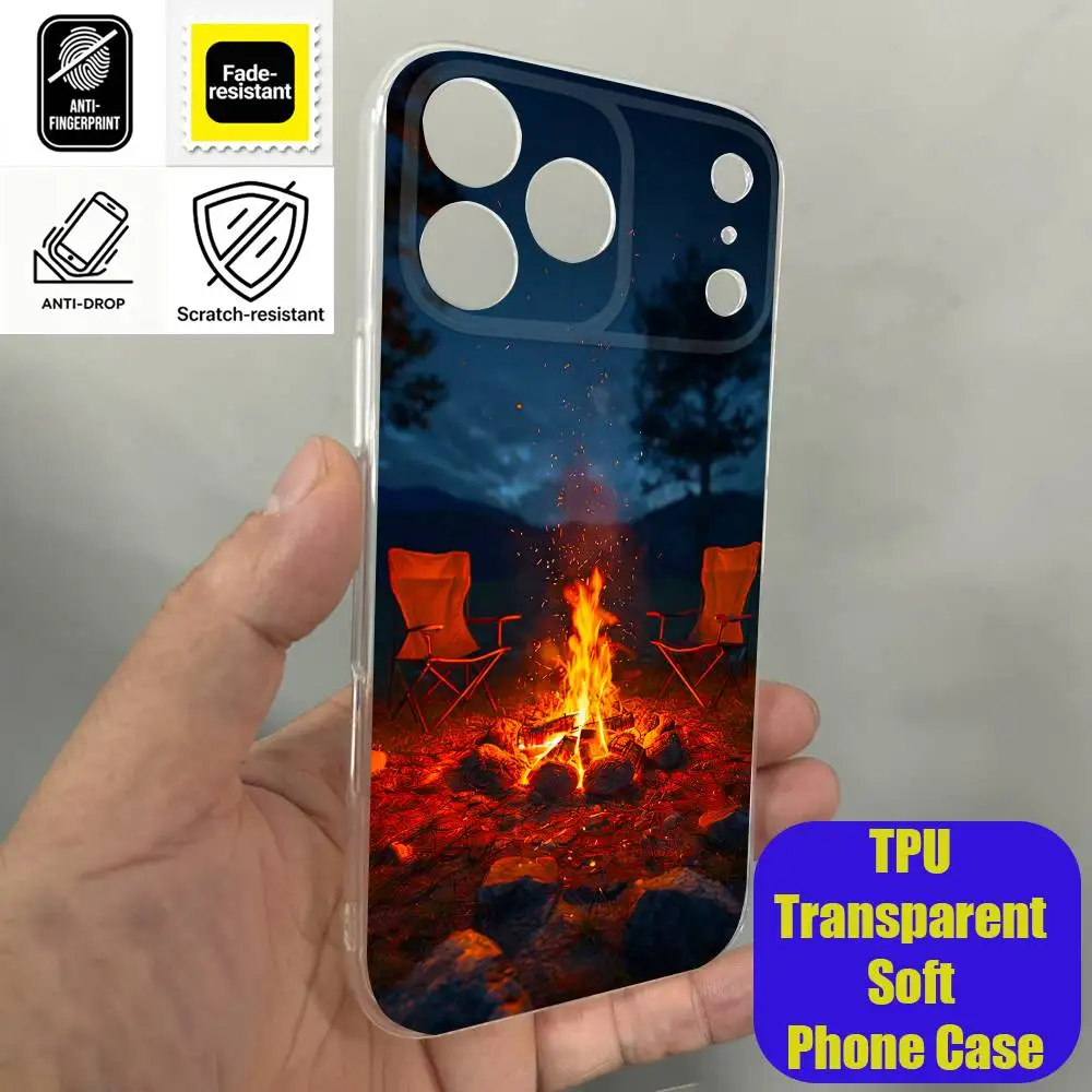 For Outdoor Camping Bonfire Wa - Outdoor Camping Wallpaper 리뷰 및 가격