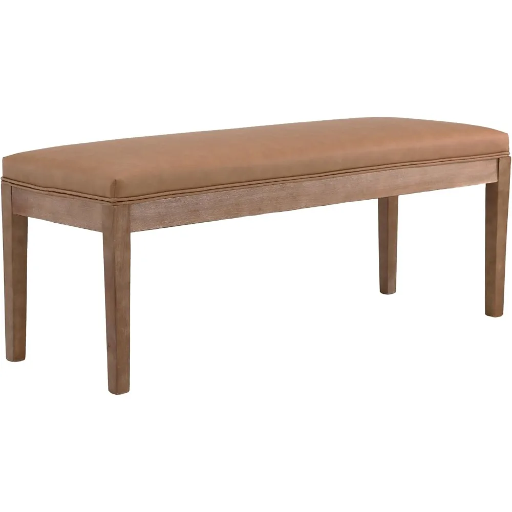 

Upholstered Entryway Bench Farmhouse Shoe Benches for Hallway Porch Bedroom Bench for End of Bed Dining Bench for DiningTable