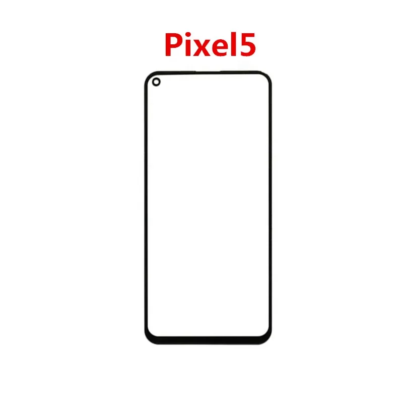 Outer Screen +OCA For Google Pixel 7 6 6A 5 4A 5G 4 XL 3A 3 Front Touch Panel LCD Display Out Glass Cover Repair Replace Parts