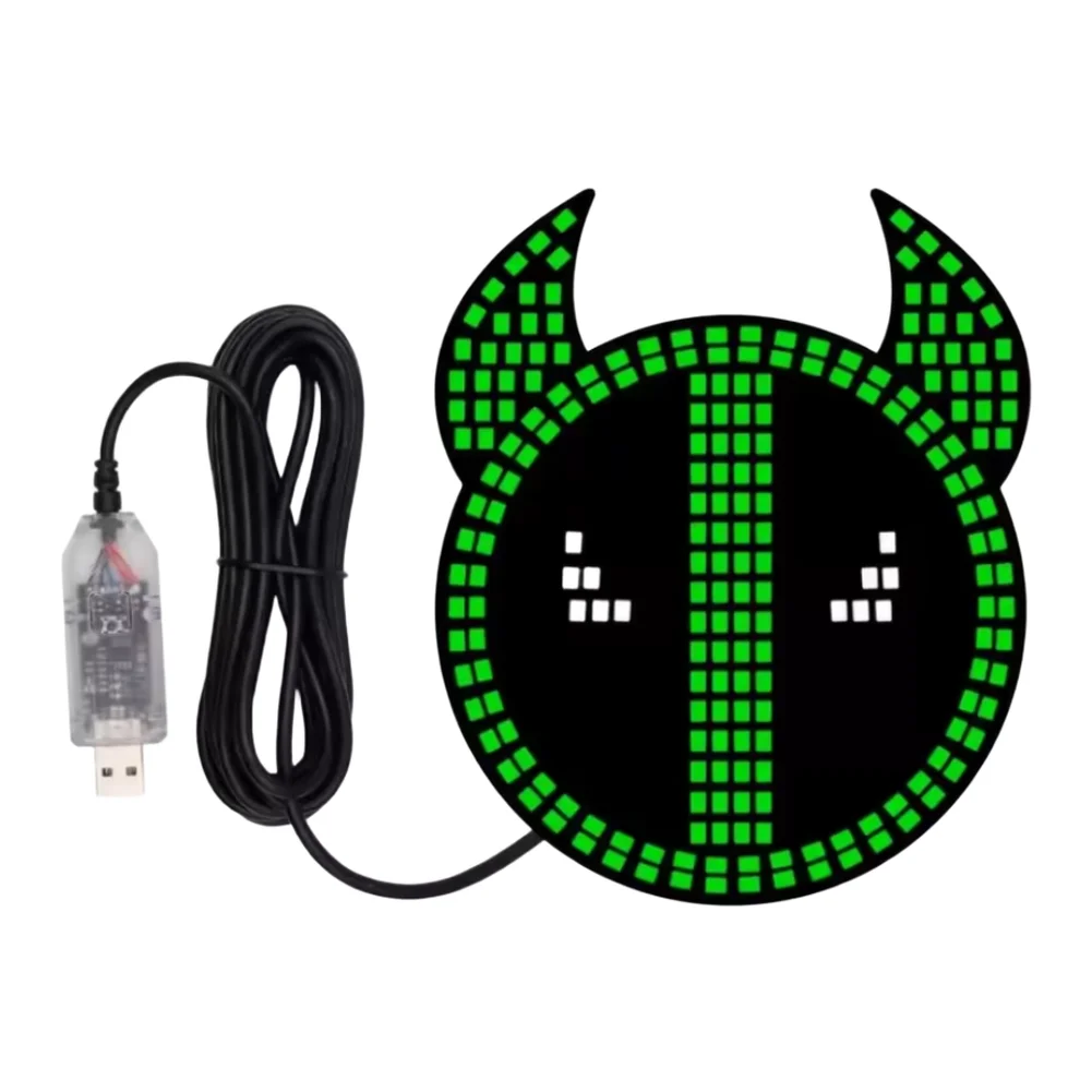USB LED for Devil Eye Car Light with Multiple Flashing Patterns Designed to Fit Most Vehicles and Secure Attachment