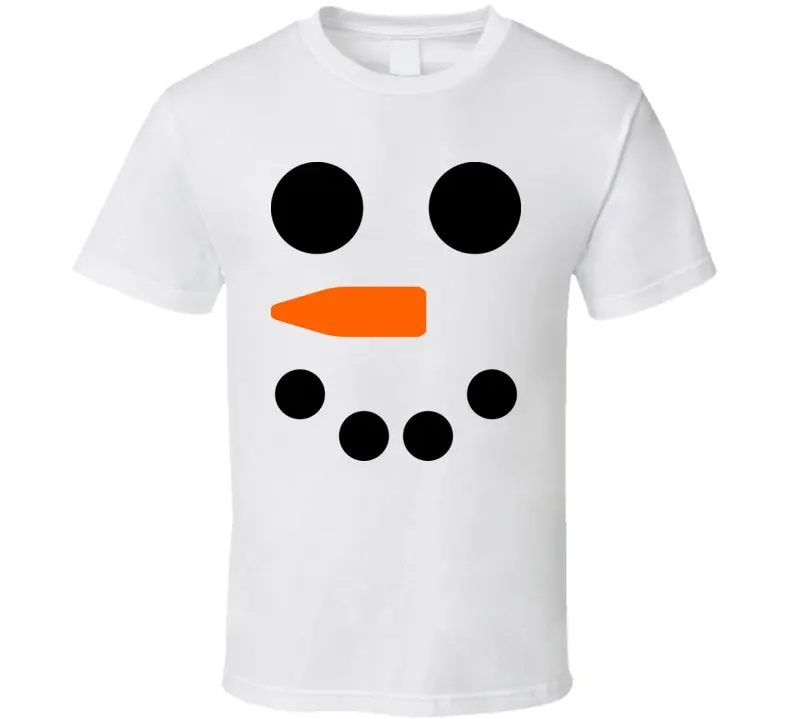 Snowman Holiday Funny Carrot Xmas T Shirt