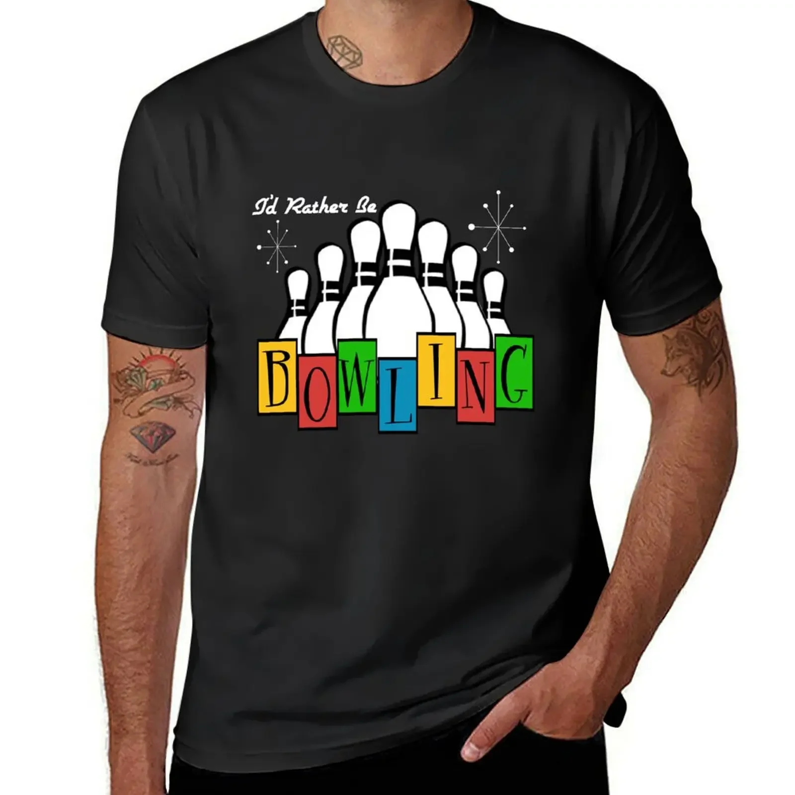 

I'd Rather Be Bowling T-Shirt oversizeds new gifts and t-shirts graphic shirts luxury t-shirt outfits for men