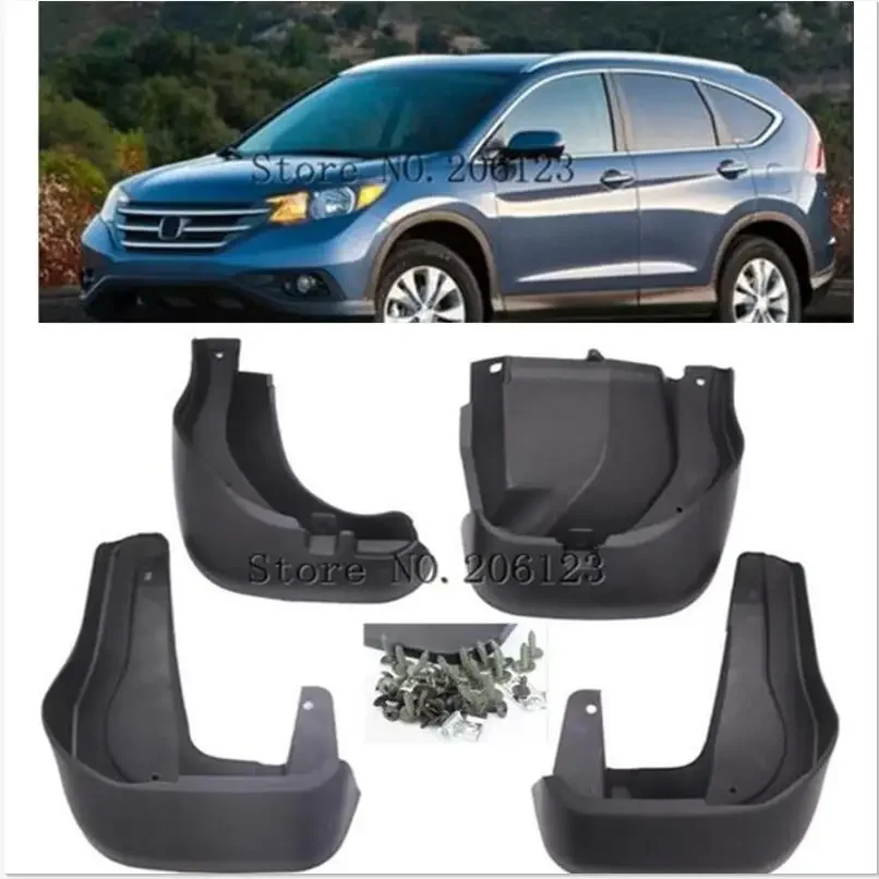 

Set Molded Mud Flaps For Honda CR-V CRV 2012 - 2016 Mudflaps Splash Guards Front Rear Mud Flap Mudguards Fender 2013 2014 2015