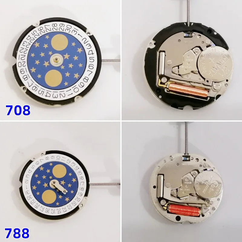 

Аксессуары для часового механизма для механизма 708 778, трехконтактный, звездный механизм