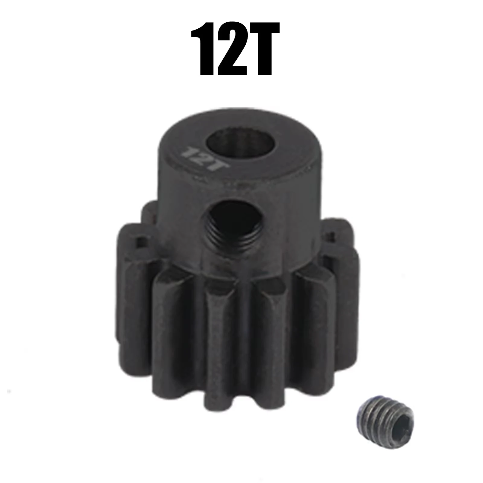 M0.8 3.175mm Gehärteter Stahl Metallzahnrad 10T 11T 12T 13T 14T 15T 16T 17T 18T 19T 20T 21T Motorgetriebe für 1/10 RC Auto Upgrade-Modifikation