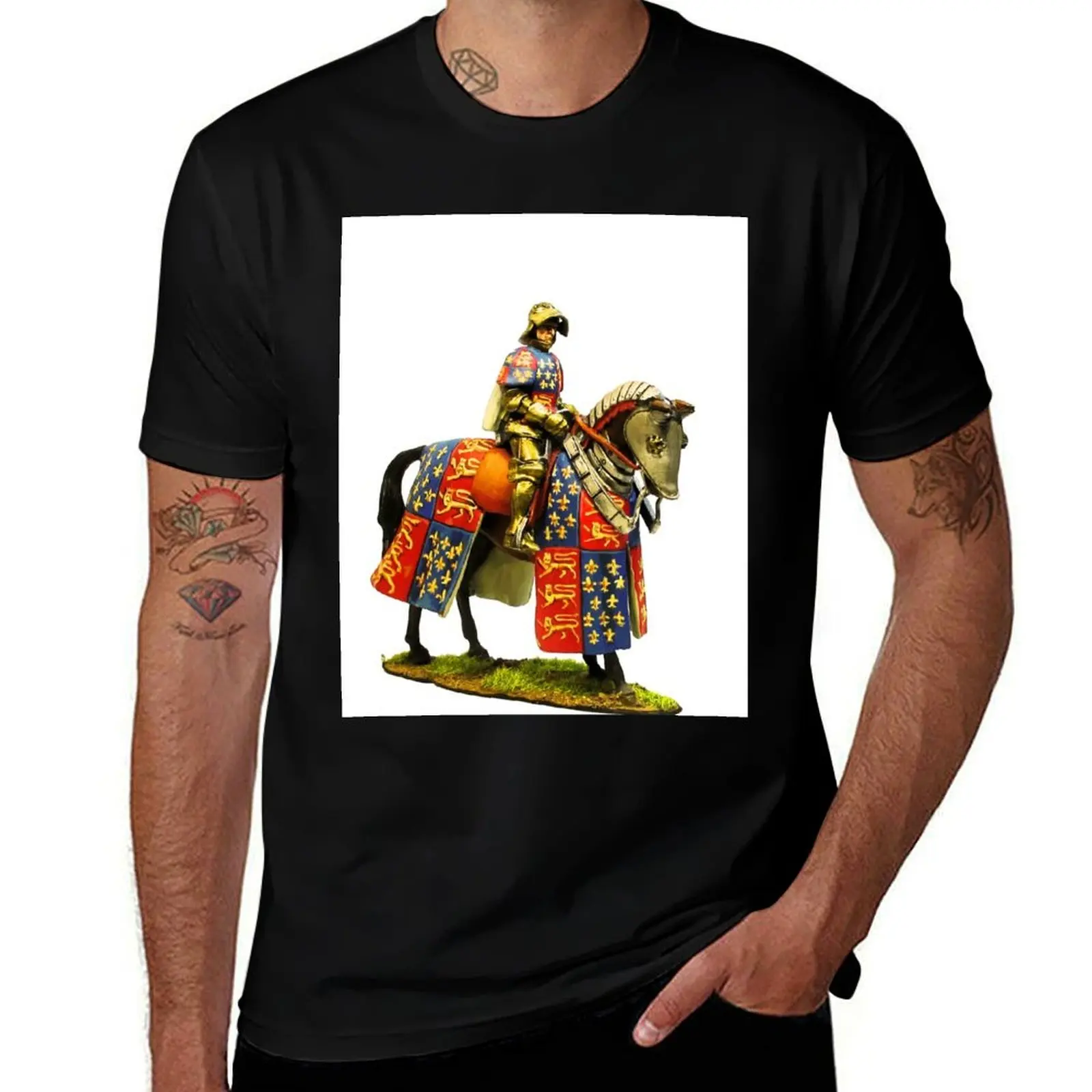 Richard III of England Battle of Bosworth T-Shirt summer tops sports fans designer shirts custom t shirt mens graphic t-shirts