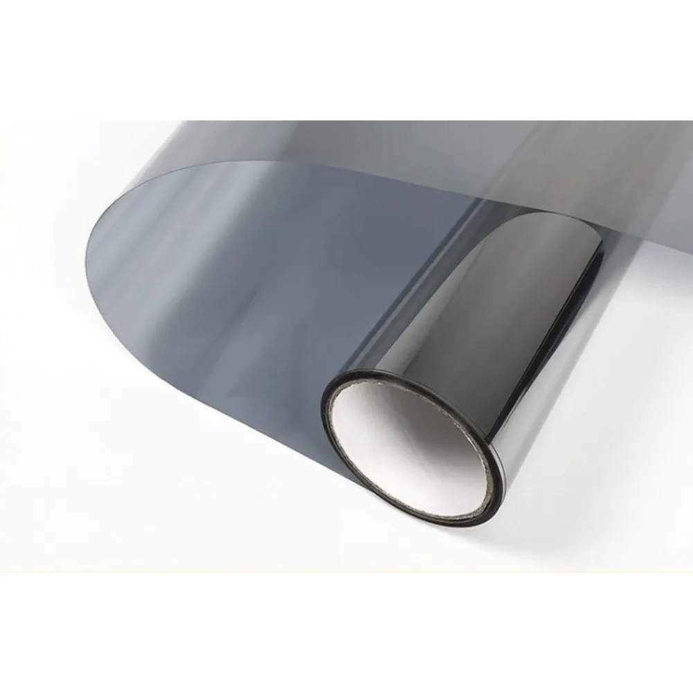 for One Way Daytime Privacy Film for Windows For Home Use for static Cling IR 85% 40x200cm Gray Silver PET Material