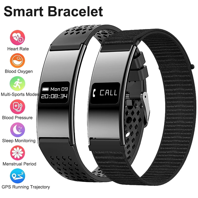 

Health Smart Bracelet Ultralight Fitness Tracker Smart Wristband Heart Rate Sleep Monitor Pedometer Slim Smartwatch Android iOS