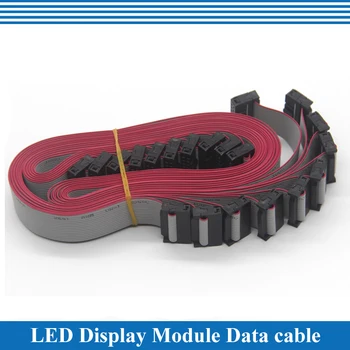 10 stks/partij 80 cm 16Pin Lange Platte Draad/Hub Kabel Vertind Koperen datakabel voor LED Display
