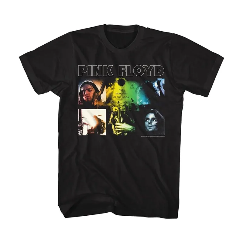 New Pink Floyd Band Member Roger Waters' Retro Rock-inspired American-style Loose Short-sleeved T-shirt in Pink Color