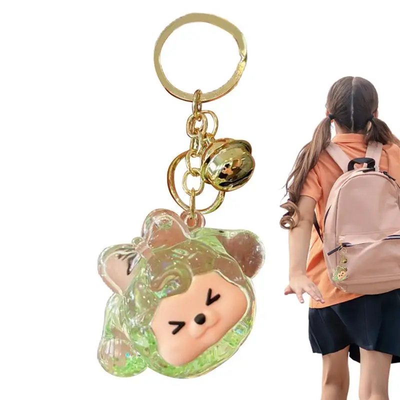 Quicksand Keychain Cute Doll Bag Pendant Quicksand Pendant Keyring Cute Keychain Ornament Keyholder For Backpacks