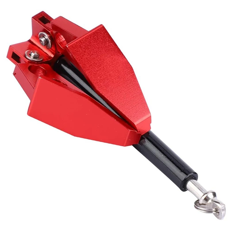 RC Car Winch Anchor Foldable Winch Anchor Metal Universal Heavy Duty for 1/10 RC Car Crawler TRX4 SCX10 D90 CC01