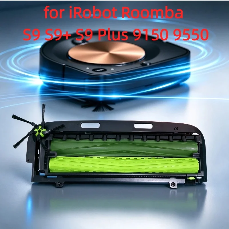 Cleaning head module replacement parts, suitable for Roomba S9, S9+, S9 Plus 9150, 9550 floor cleaning robots, brush assembly