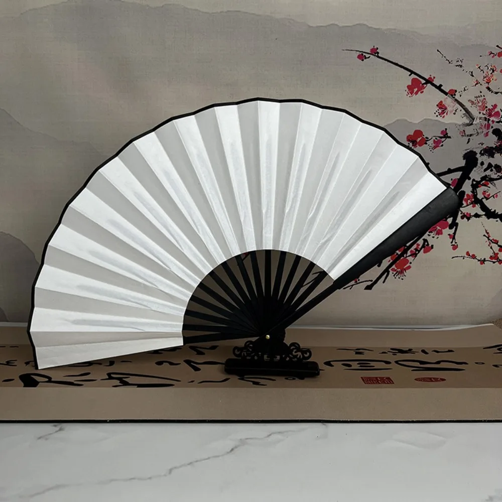 

28 см китайский веер тай-чи, пластиковая кость, разноцветный веер для йоги, кунг-фу, веер в стиле шинуазри, подарок, сделай сам, каллиграфия, живопись, сковорода