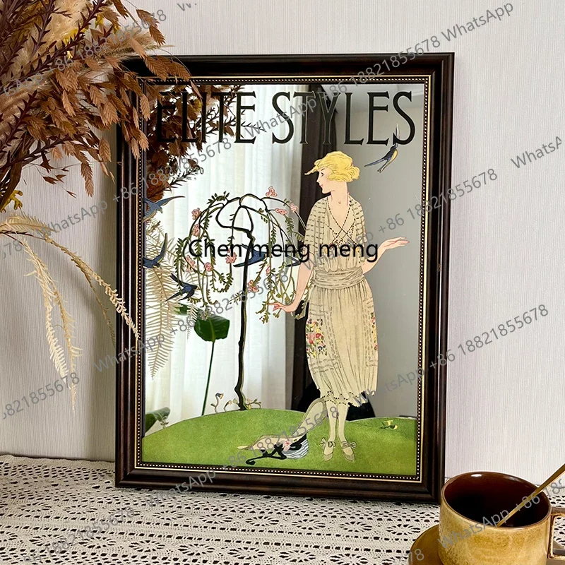 Decoration Aesthetic Mirror Modern Living Room Art Vanity Funky Nordic Luxury Korean Style Bedroom Espelhos Home Decorations