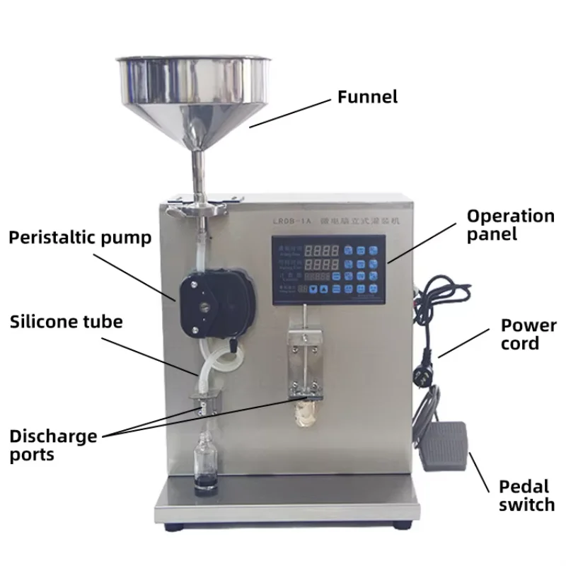 High precision quantitative head eyeliner pencil cream bottle glue nail polish filling machine