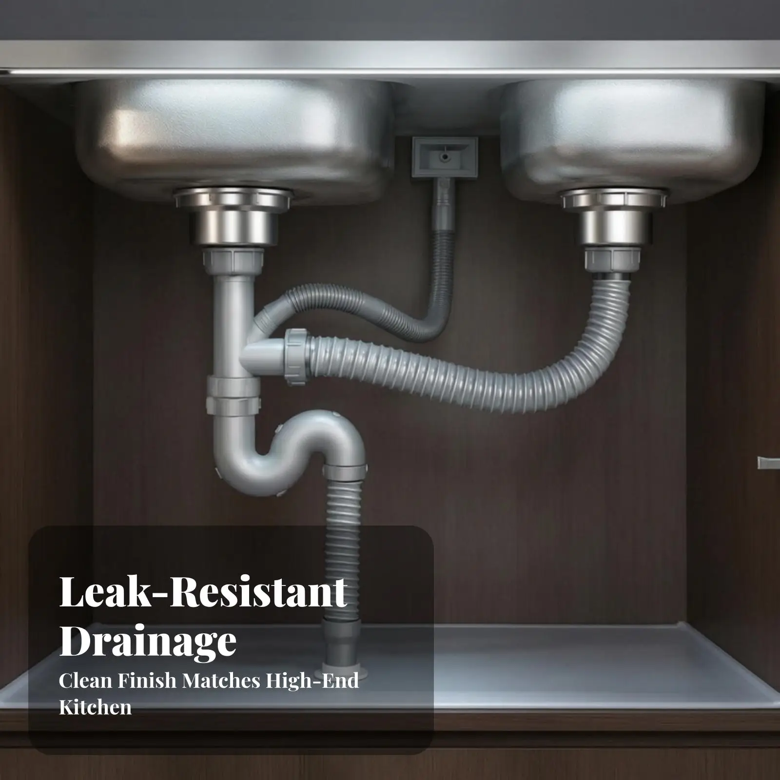 kitchen-sink-drain-double-bowl-flexible-corrugated-pipe-45mm-s-trap-assembly-stainless-steel-abs-silicone-for-double-basin