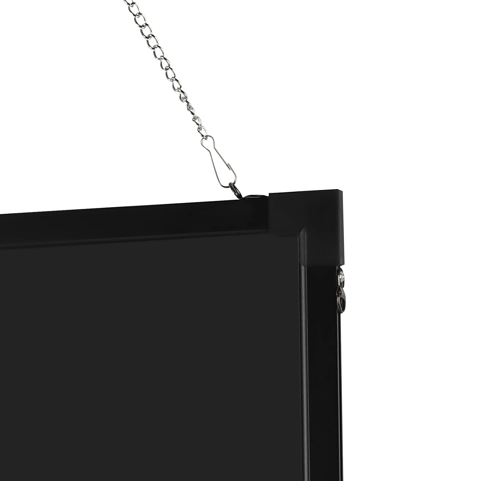 Illuminated LED Billboard, Erasable Neon Effect Message Board, Hangable Signboard Menu Board with 8 Highlighters, Remote Control