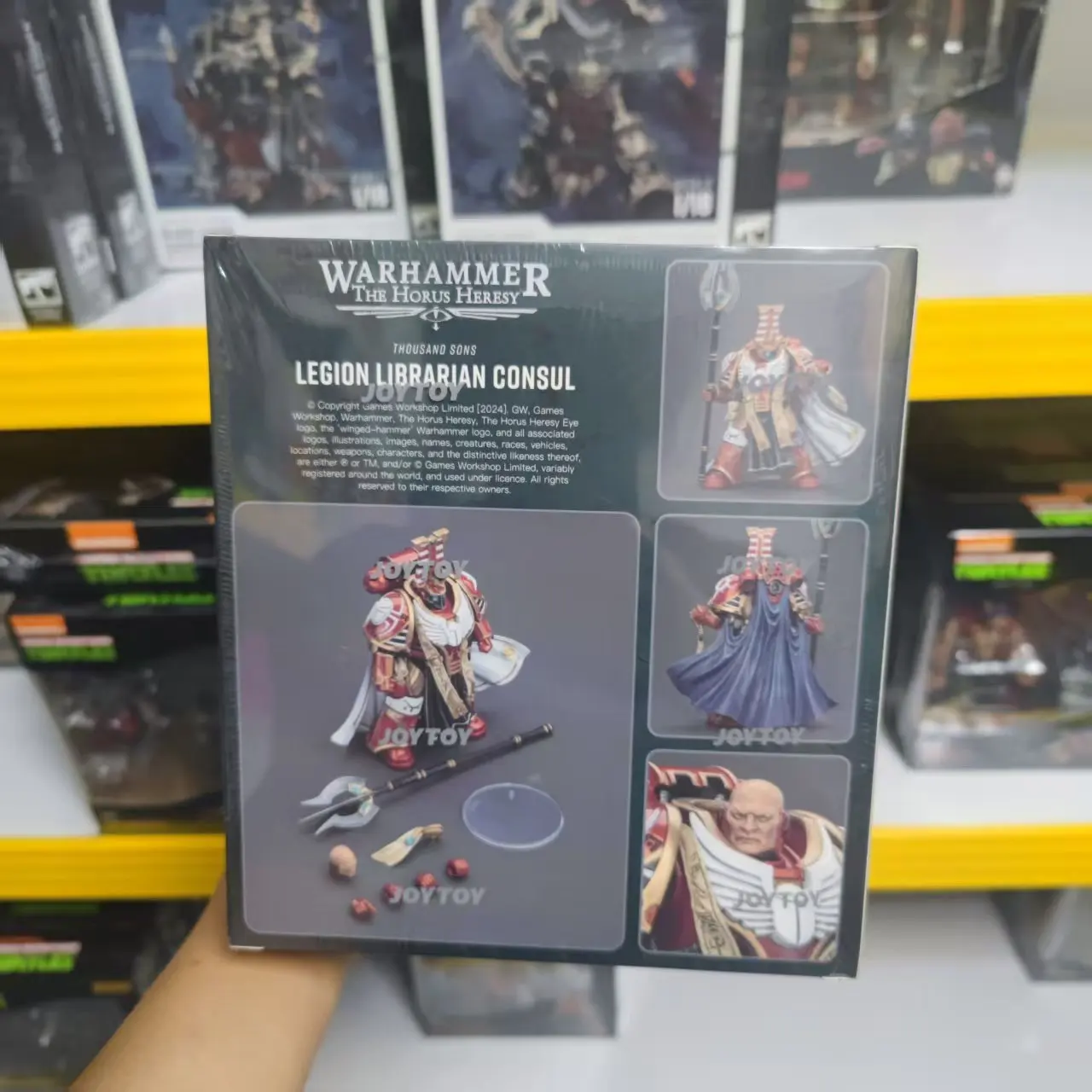 

【JOYTOY】Warhammer 40K 1/18 Фигурка Тысяча Сынов Легион Либриан Консул Коллекция игрушек