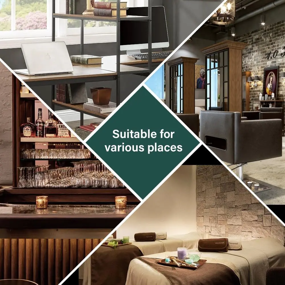 مقعد دوار قابل للتعديل مع مسند ظهر وعجلات للعمل أو الصالون أو الاستخدام المنزلي