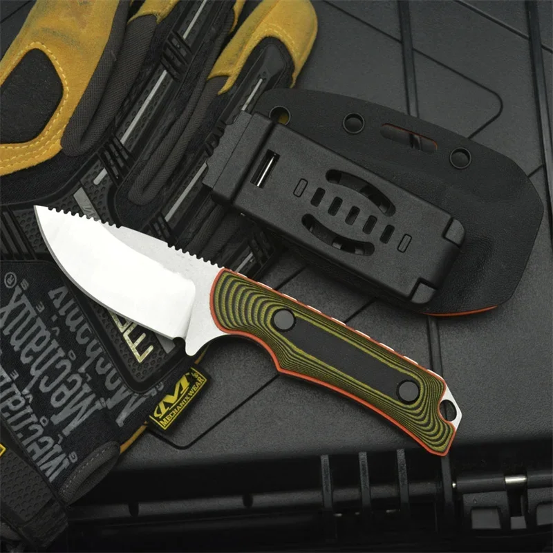 BM 15017 الفولاذ المقاوم للصدأ سكينة للاستعمال الخارجي في الهواء الطلق بقاء التخييم مستقيم سكين الصيد الشواء الصيد Multitool EDC سكين