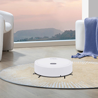 Vacuum Cleaner Robot W/ Suction, Turning Suction Robot W/ Wipe Function 500Pa, Plastic, White, for Your Long Term Use