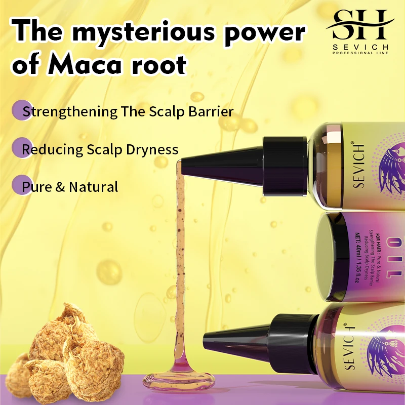 Maca Root Hair Growth Oil Anti-Hair Loss Oil Batana Hair Growth  Butter For African Traditional Scalp Hair Roots Strengthening