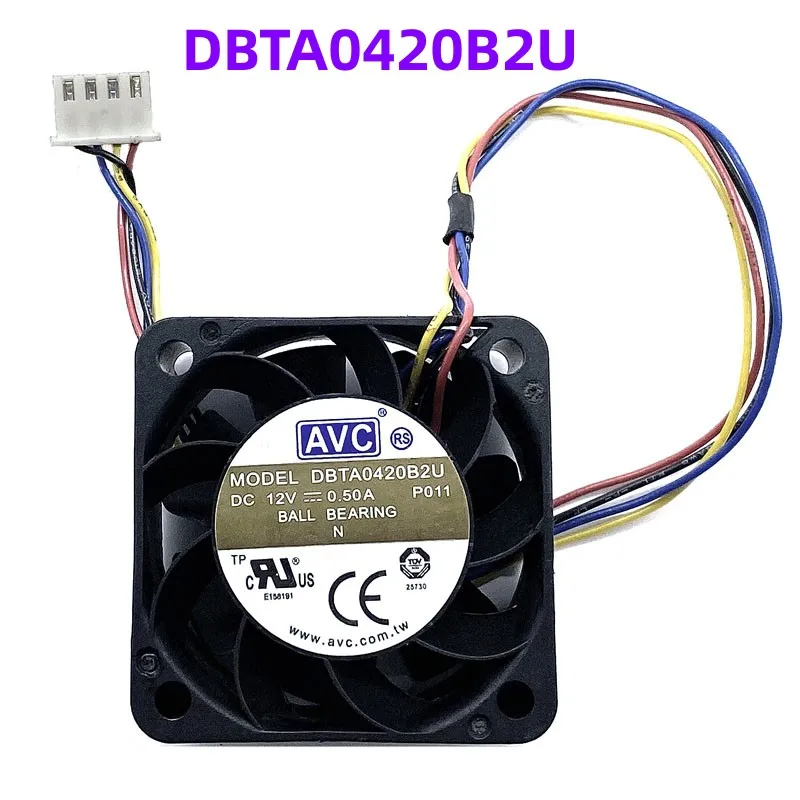 DBTA0420B2U 12V 0.50A 6W 15000RPM 58DBA 40 * 40 * 20MM Power Fan Original Dual Ball Inverter Inverter Cabinet Fan