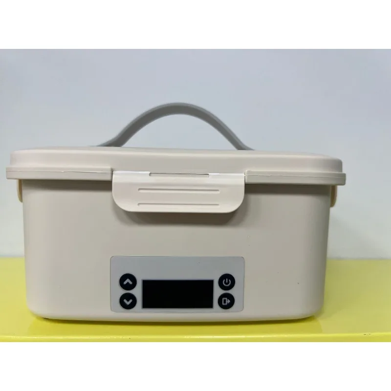 

Portable lithium battery self-heating electric lunch box, battery powered food heater, wireless heating