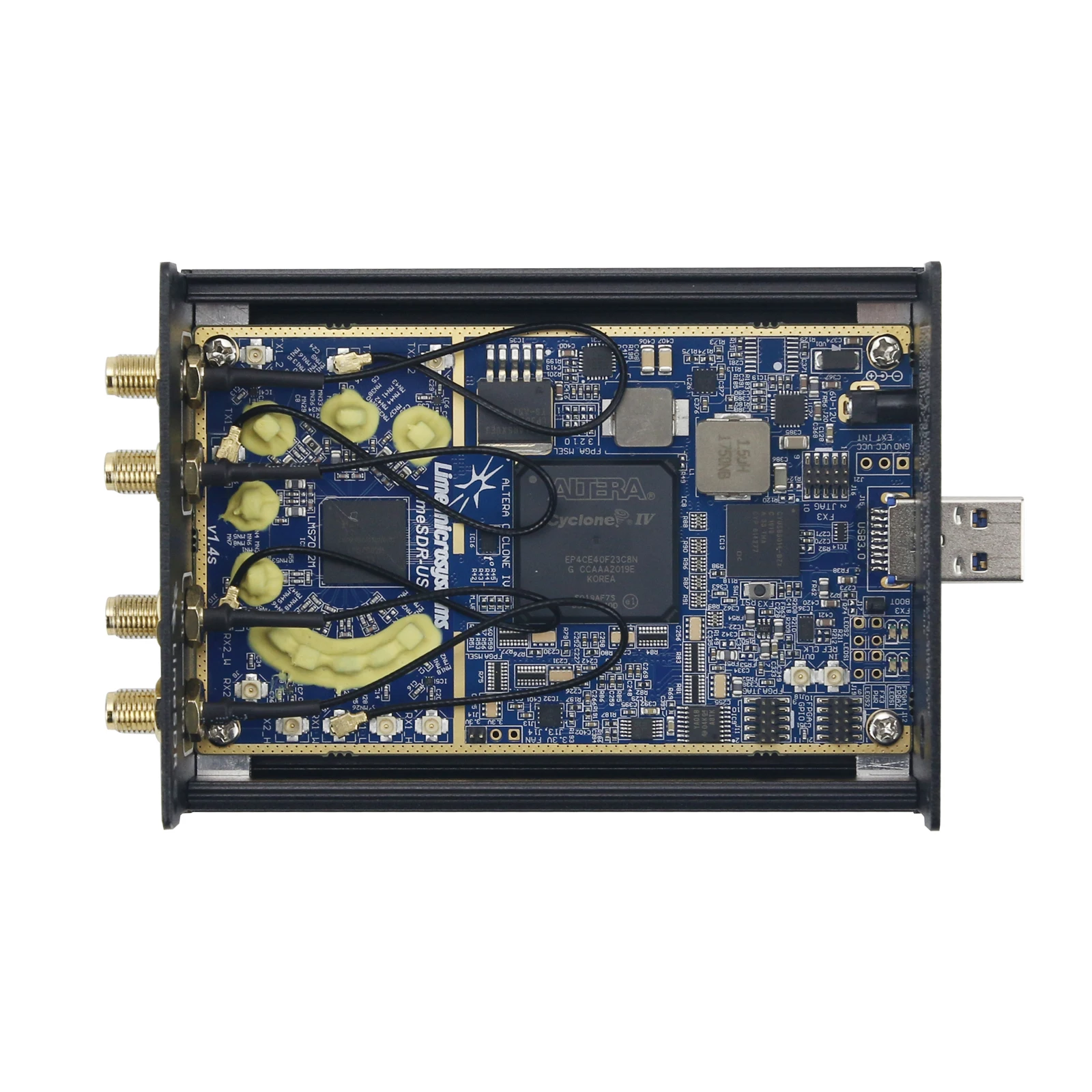 Piattaforma SDR ra dio open source Scheda di sviluppo SDR ra dio smontata per LimeSDR + Shell + cavo dati USB3.0