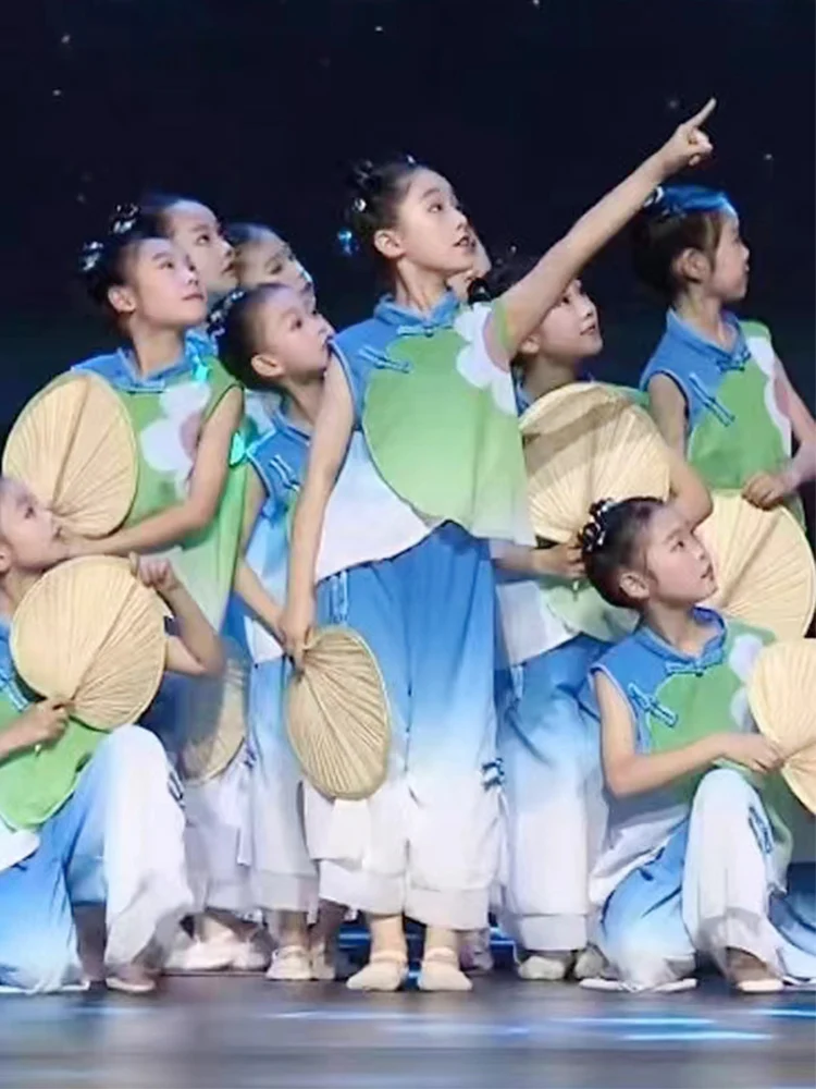 Accessoires de scène nationale de danse pour enfants, performance Gelfan